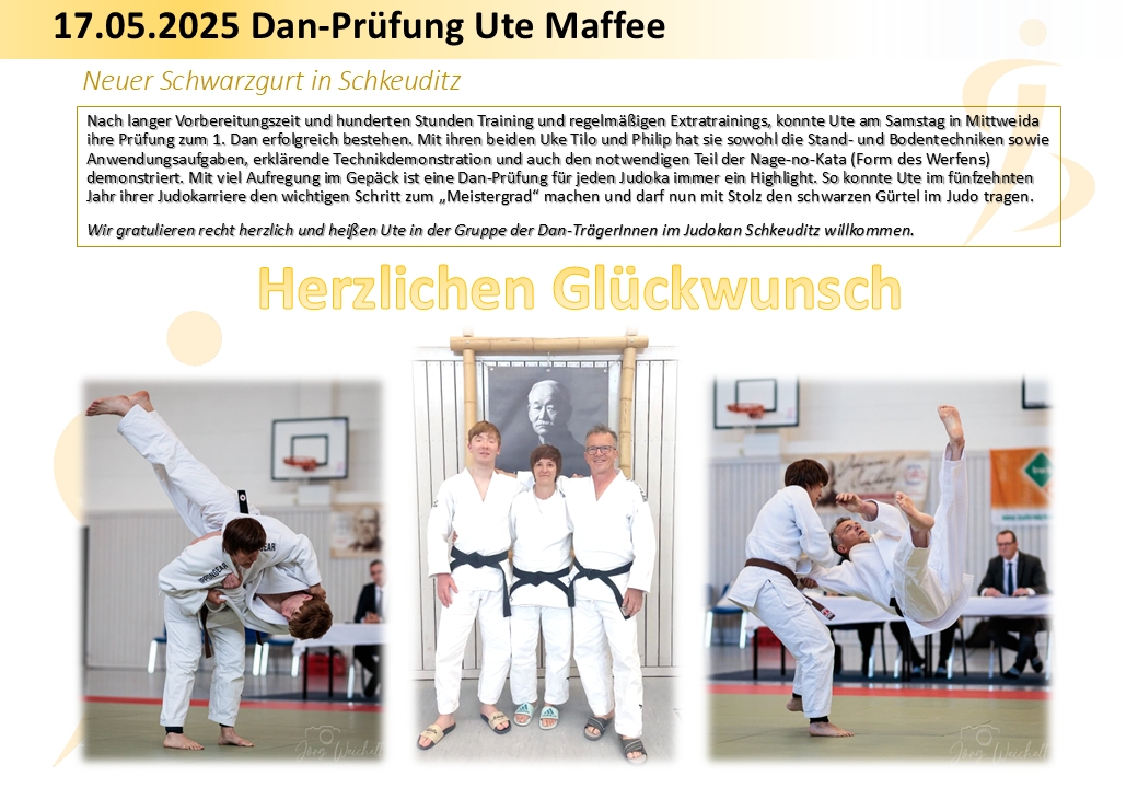 Dan Prüfung Ute
