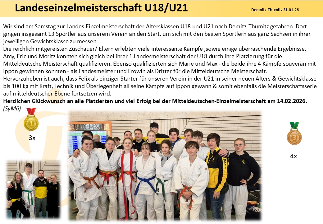 Landeseinzelmeisterschaft U18 / U21