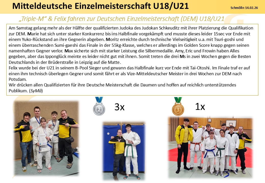 Mitteldeusche Meisterschaft U18/U21